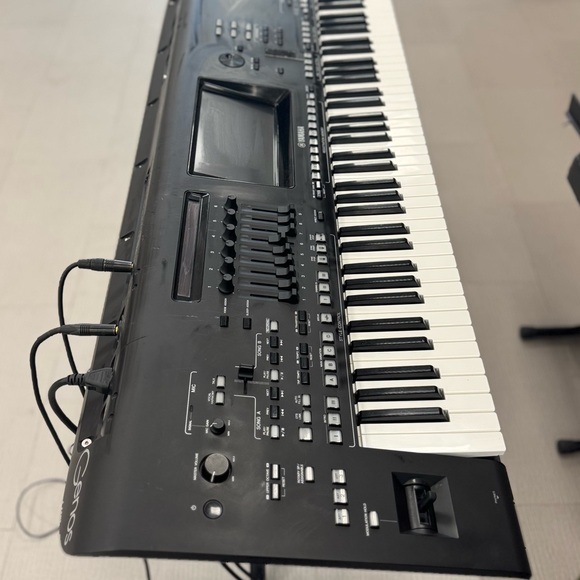 Yamaha Black and White Synthesizer